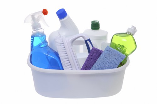 Professional cleaners performing a deep clean in a Fulham home