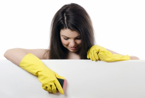 Fulham Cleaners team performing eco-friendly cleaning